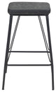 Samuel Counter Stool, Set of 2 Vintage Black