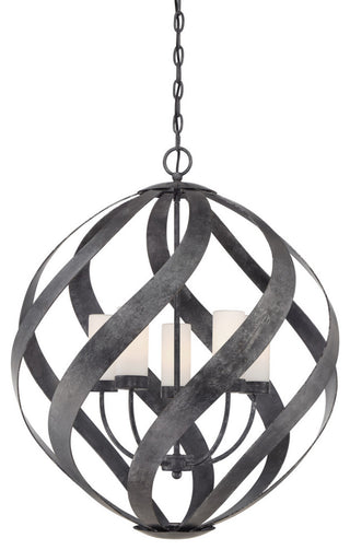 Blacksmith 5-Light Pendant, Old Black Finish