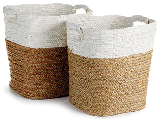 Madura Rectangular Baskets, Set of 2