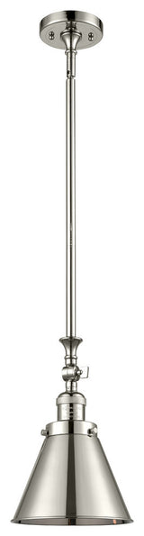 Appalachian 1-Light Mini Pendant, Polished Nickel, Polished Nickel