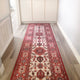 My Magic Carpet Ramage Maroon Rug, 2.5'x10'