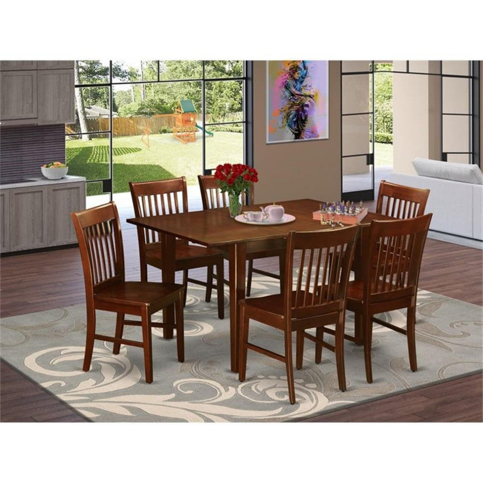 7 Pc Kitchen Nook Dining Set -Kitchen Tables And 6 Dining Chairs