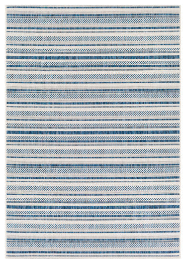 Surya Eagean EAG-2337 2'7"x12' Rug, Navy/Denim/White
