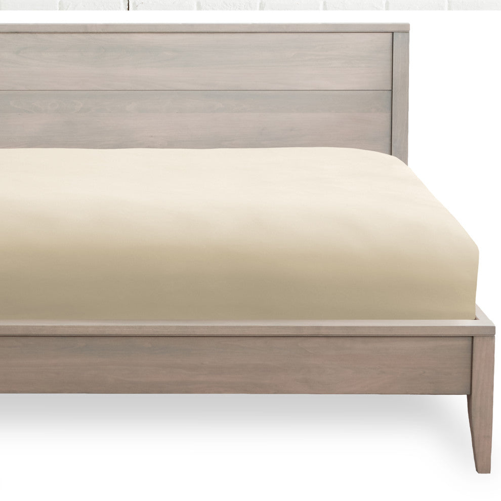 Bare Home Microfiber Fitted Sheets - Set of 2, Sand, Full