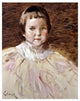"Little Girl" Digital Paper Print by William Merritt Chase, 15"x18"