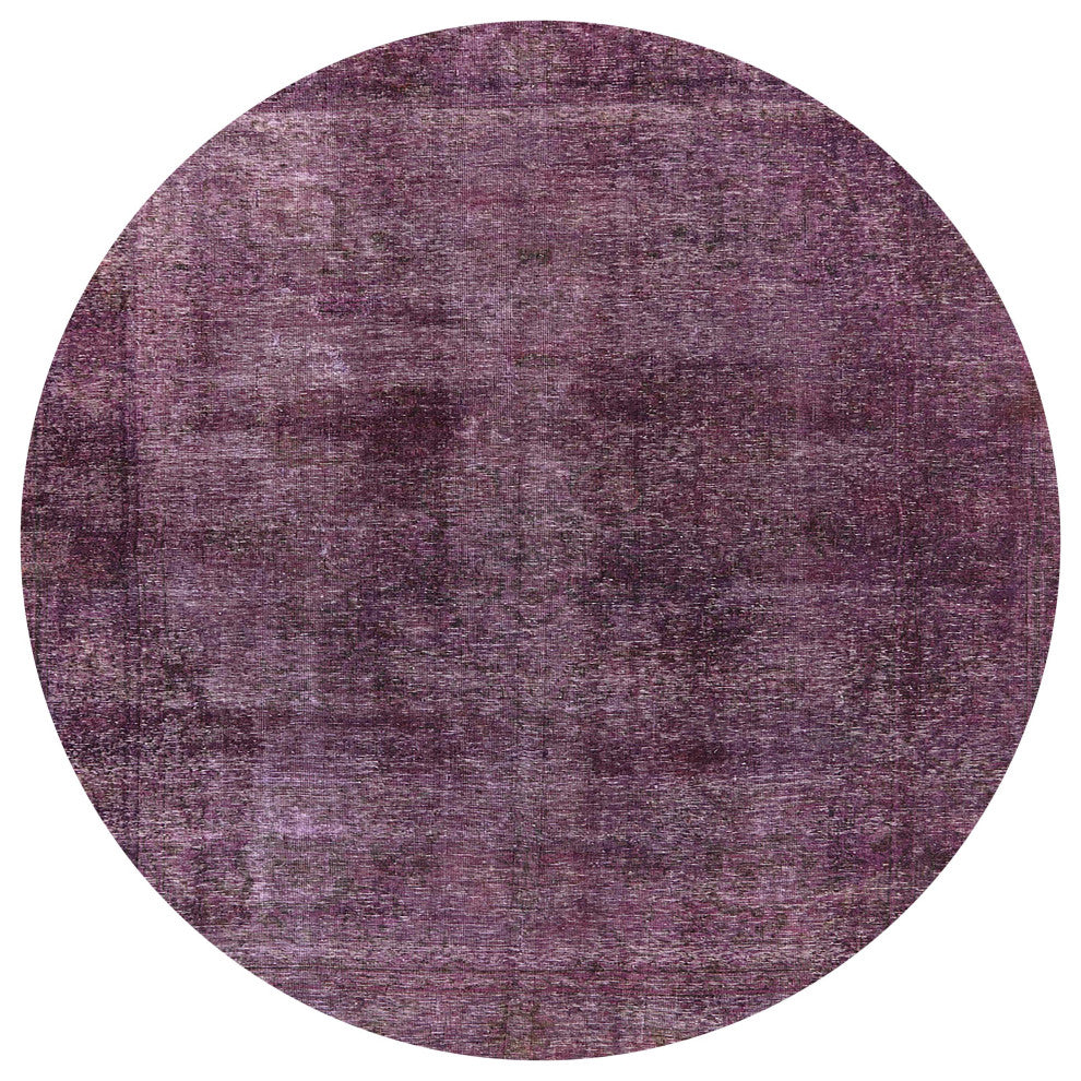 Ahgly Company Indoor Round Mid-Century Modern Area Rugs, 4' Round