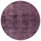 Ahgly Company Indoor Round Mid-Century Modern Area Rugs, 4' Round