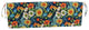 63"X19" Patterned Outdoor Spun Polyester Bench Cushion, Alfinia Fresco Caspian