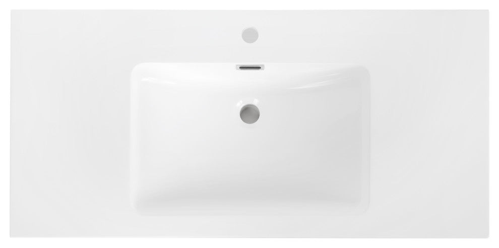 40" Solid Surface Resin Streamline K-1203-40 Vanity Top