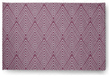 Lifeflor Diamond Fall Design Chenille Area Rug, Purple, 4'x6'
