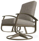 Belle Isle Cushion Outdoor Swivel Rocker, Cast/Beachwood