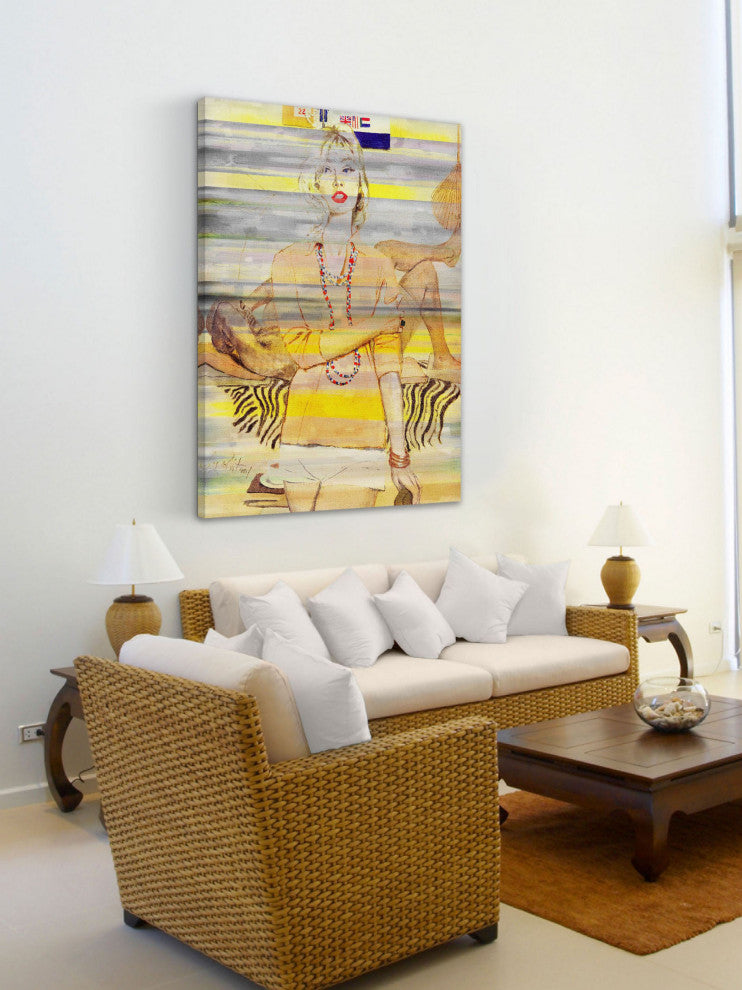 "Casual Flair" Print on Canvas, 12"x18"