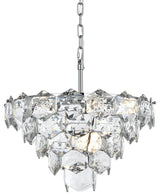 Home Living 20" Chandelier, Chrome