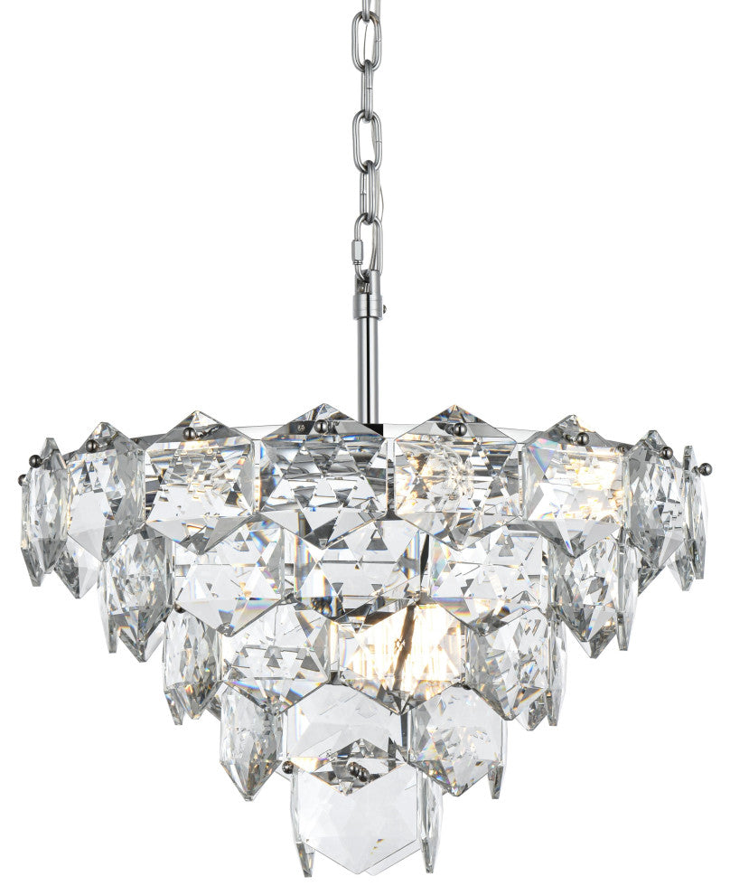 Home Living 20" Chandelier, Chrome