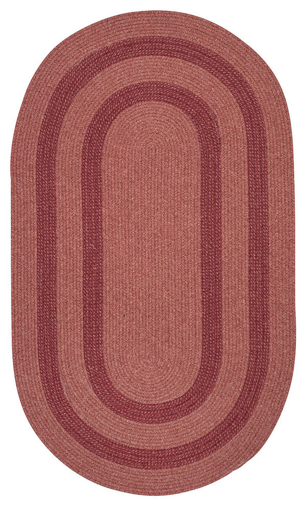 Colonial Mills Graywood GW73 Cedar Bordered Area Rug, Round 8'x8'