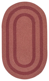 Colonial Mills Graywood GW73 Cedar Bordered Area Rug, Round 8'x8'