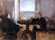 Edouard Manet Interior at Arcachon, 21"x28" Gallery Wrapped Canvas Print