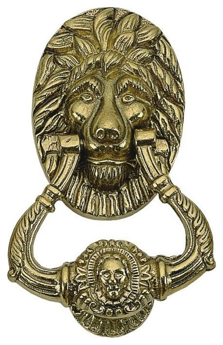 7.5" Lion Door Knocker