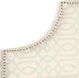 Safavieh Hallmar Headboard, Silver, Cream, Full