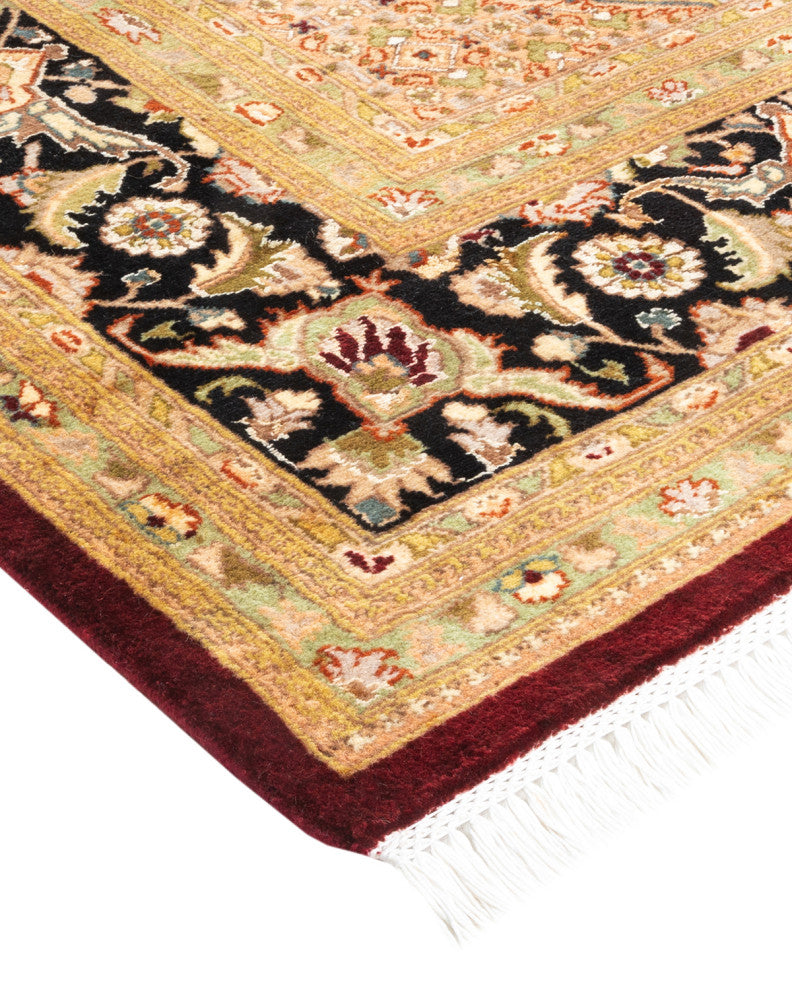 Darbhanga, One-of-a-Kind Hand-Knotted Area Rug Red, 8'1"x10'5"