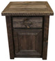 Barnwood Style Timber Peg Platform Bedroom Set, Dusk, King