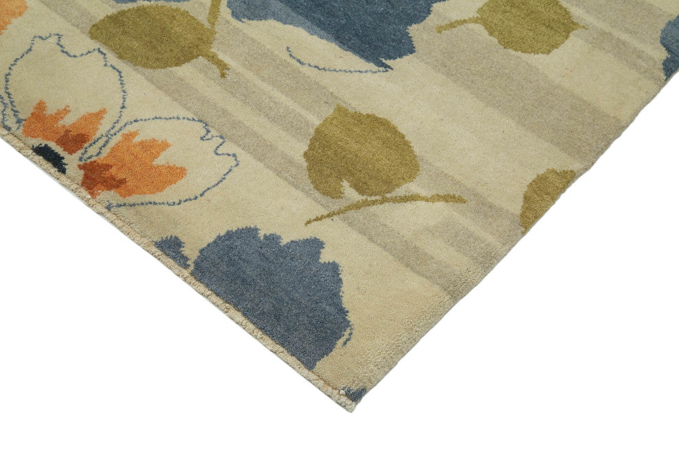 Rug N Carpet - Handmade Oriental 10' 0" x 14' 4" Soft Oushak Area Rug