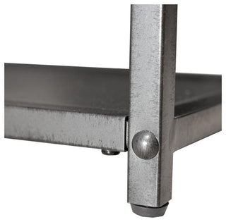 Furniture of America Zin Industrial Metal 6-Shelf Bookcase in Powder Coated Gray