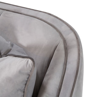 Roxbury Park Velvet Sofa - Steel/Slate