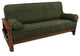 Solid Microsuede Full Futon Cover Set, Hunter Green