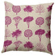 26" x 26" Field of Trees Decorative Throw Pillow, Dusty Rose