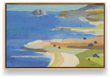 "Irish Coastal Whimsy" - Seaside Charm Canvas Art