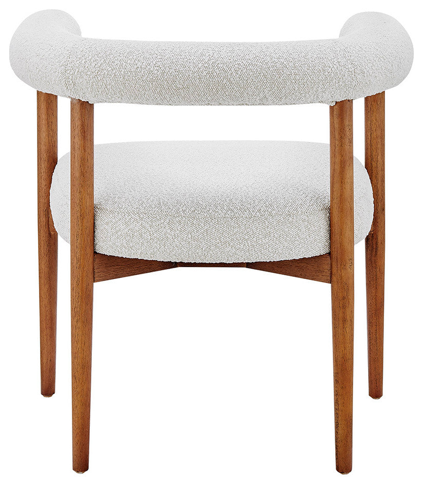 Keanu Fabric Dining Side Chair, Boucle Beige
