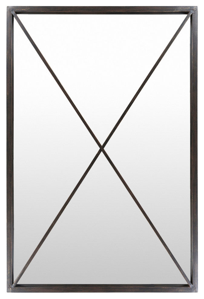 Forge 40"x60" Mirror, Black