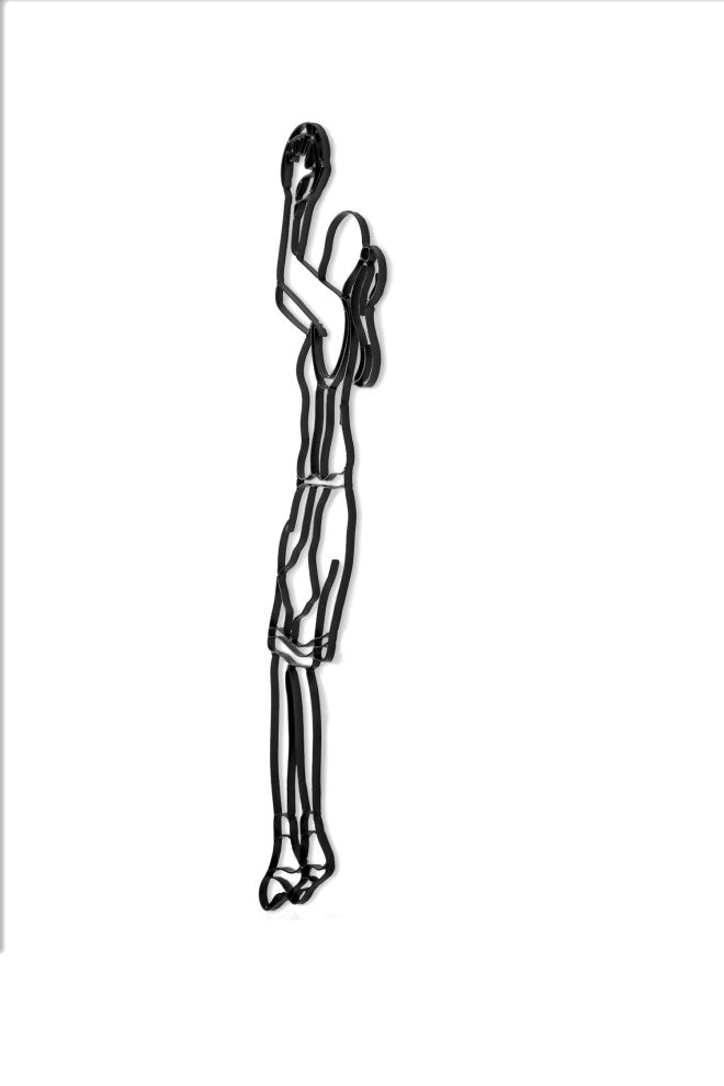 Women Basketball Metal Wall Decor and Sculpture