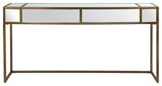 Uttermost Reflect Mirrored Console table