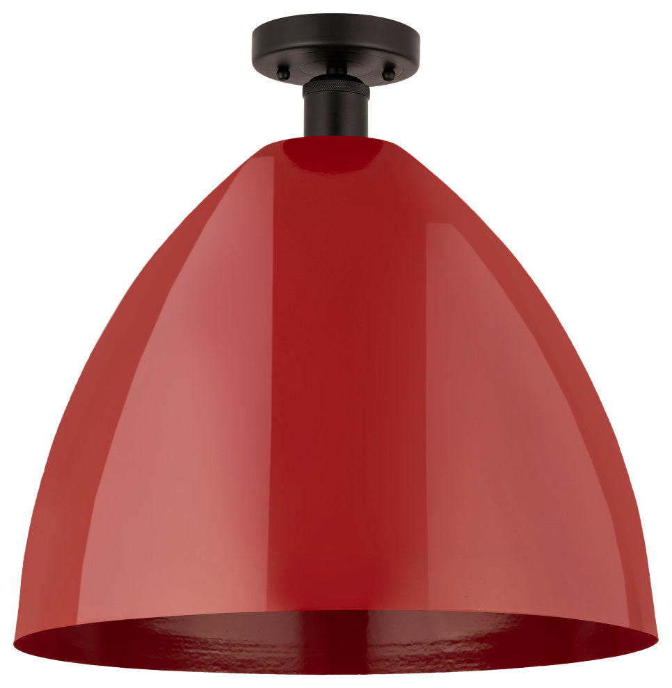 Innovations 616-1F-OB-MBD-16-RD 1 Light Semi-Flush Mount, Oil Rubbed Bronze