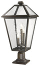 Zlite 579PHXLR-533PM-ORB 3-Light Outdoor Pier Mounted Fixture, Seedy