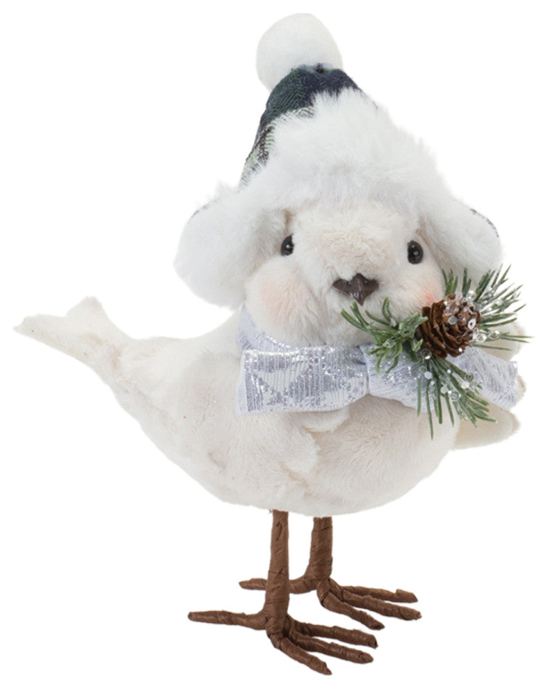 Winter Bird With Hat and Pine Accent, 6-Piece Set