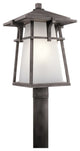 Outdoor Post Mount 1-Light, Incandescent