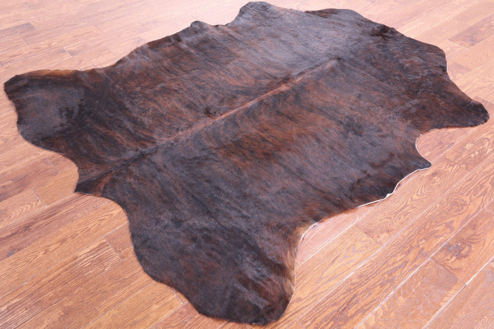 6' 6" X 5' 9" Natural Cowhide Rug C1976