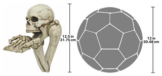 Design Toscano Begger For Souls Skeleton Plaque