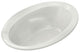 MAAX Twilight Oval Acrylic Soaking Bathtub with End Drain, White