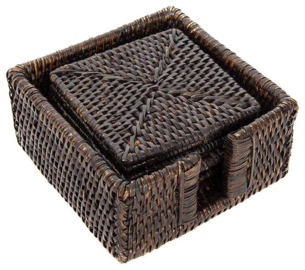 Artifacts Rattan 7 Piece Coaster Set