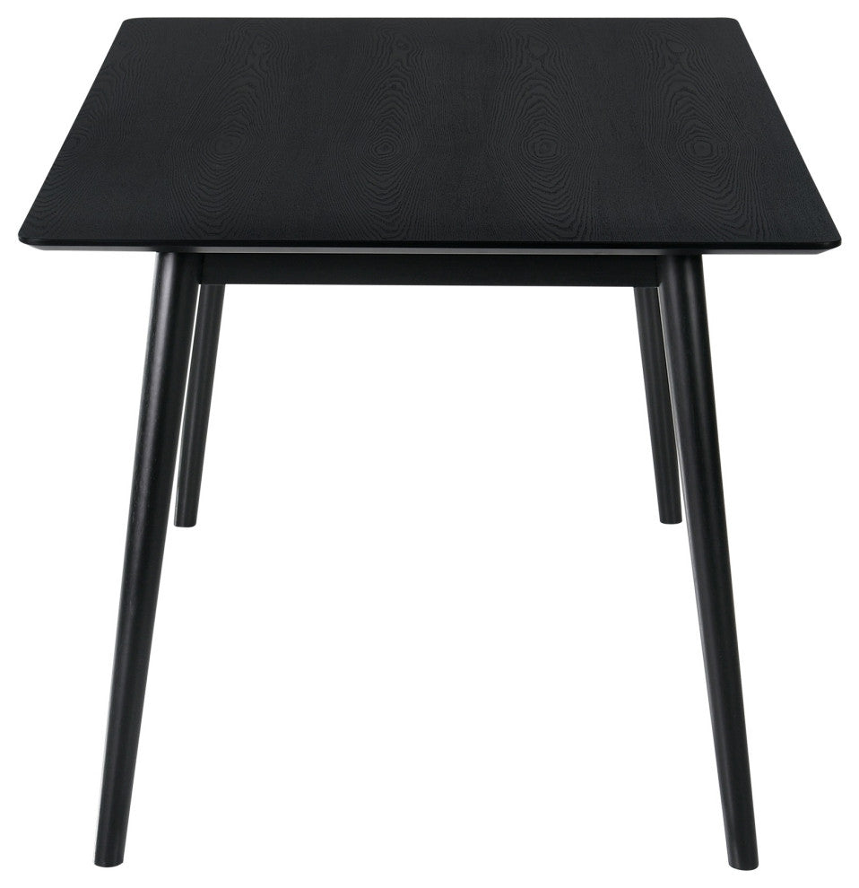Westmont 59" Rectangular Dining Table, Black Wood