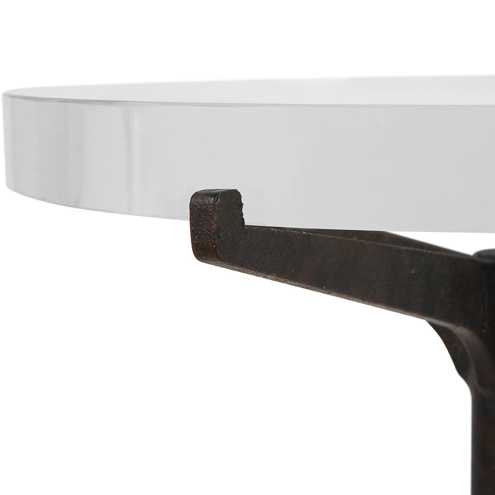 Uttermost 22915 Forge Industrial Accent Table
