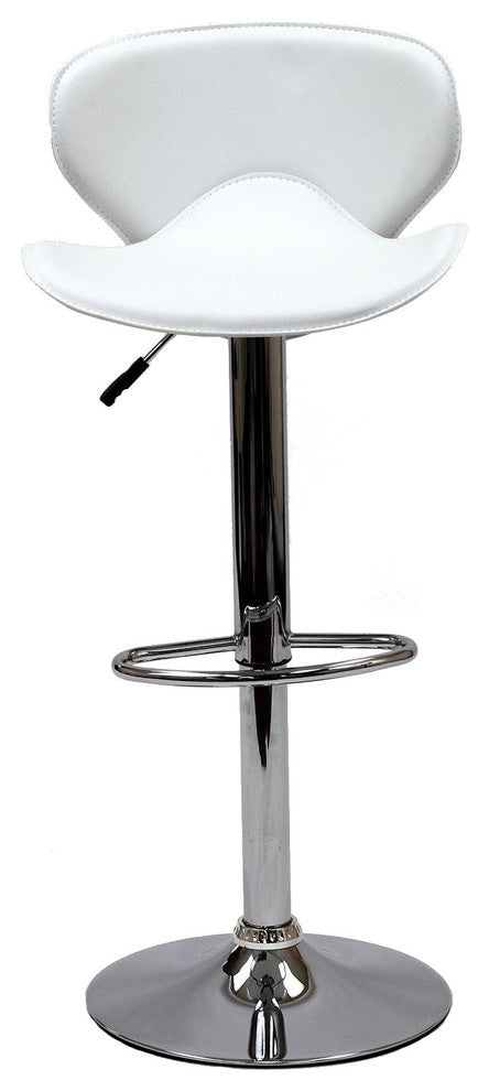 Modern Contemporary Dining Kitchen Bar Stool White