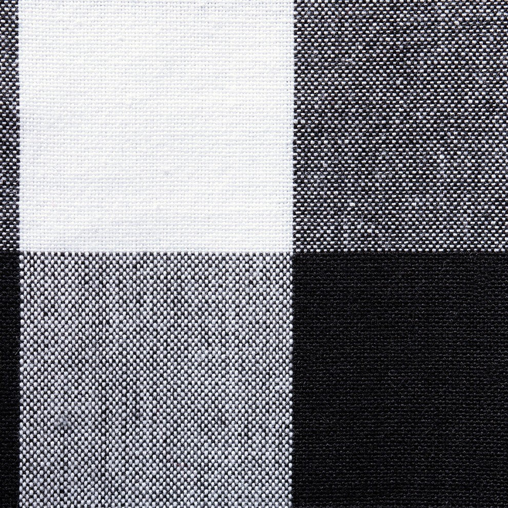 DII Black Buffalo Check Tablecloth 60"x84"