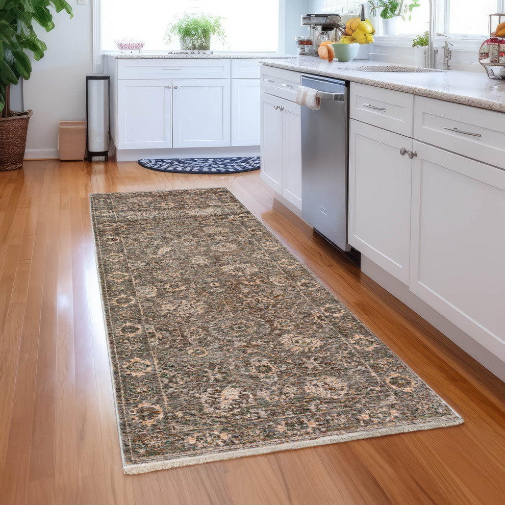 Yarra YA5 Pewter 2'3" x 7'10" Runner Rug