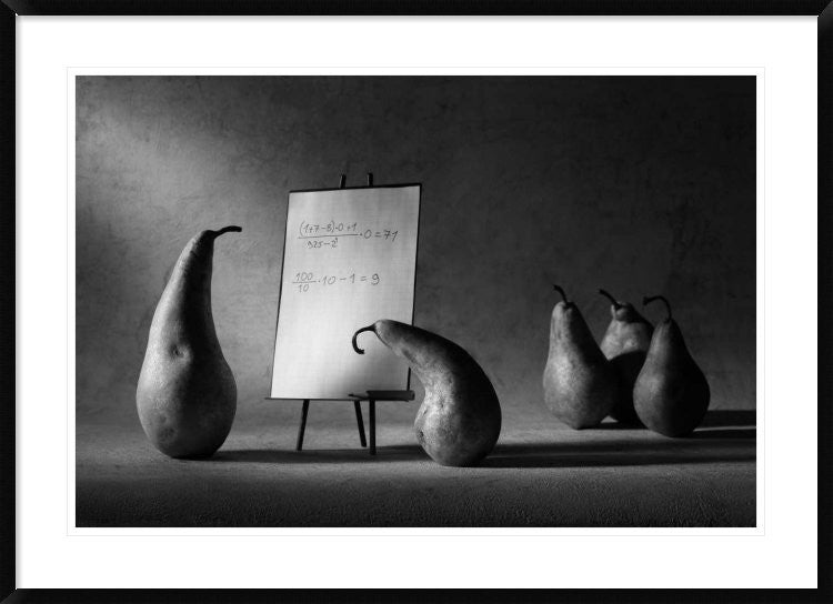 "The F-Mark" Framed Digital Print by Victoria Ivanova, 44x32"