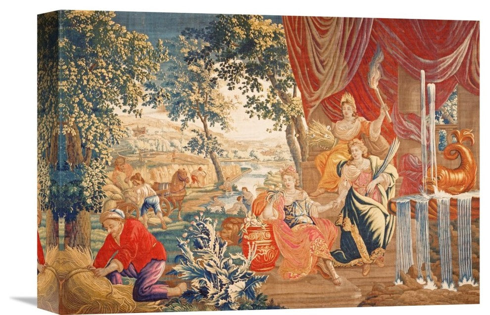 "Summer" Stretched Canvas Giclee by Jan Frans Den Hecke, 16"x11"